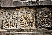 Prambanan - Ramayana reliefs of Shiva Temple. 